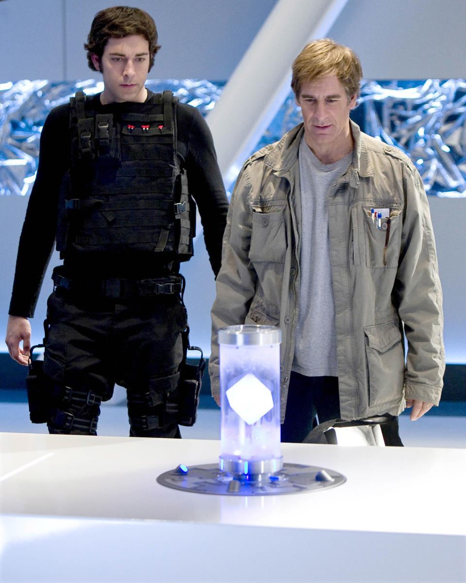 Zachary Levi and Scott Bakula in Chuck