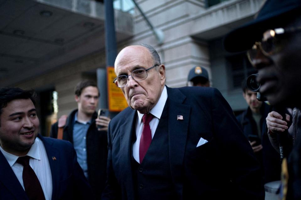 Giuliani, 79, went on a “stolen election” tirade during the final three minutes of “The Rudy Giuliani Show” Thursday, violating a company-wide policy “not to state, suggest or imply that the election results are not valid.” REUTERS