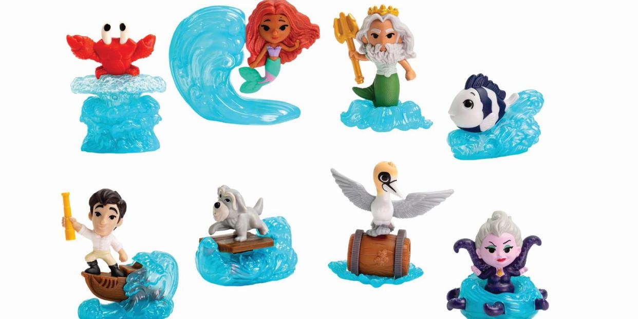 mcdonald's little mermaid happy meal