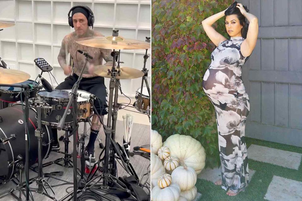 <p>Travis Barker/Instagram, boohoo / SplashNews.com</p> Kourtney Kardashian Barker says she