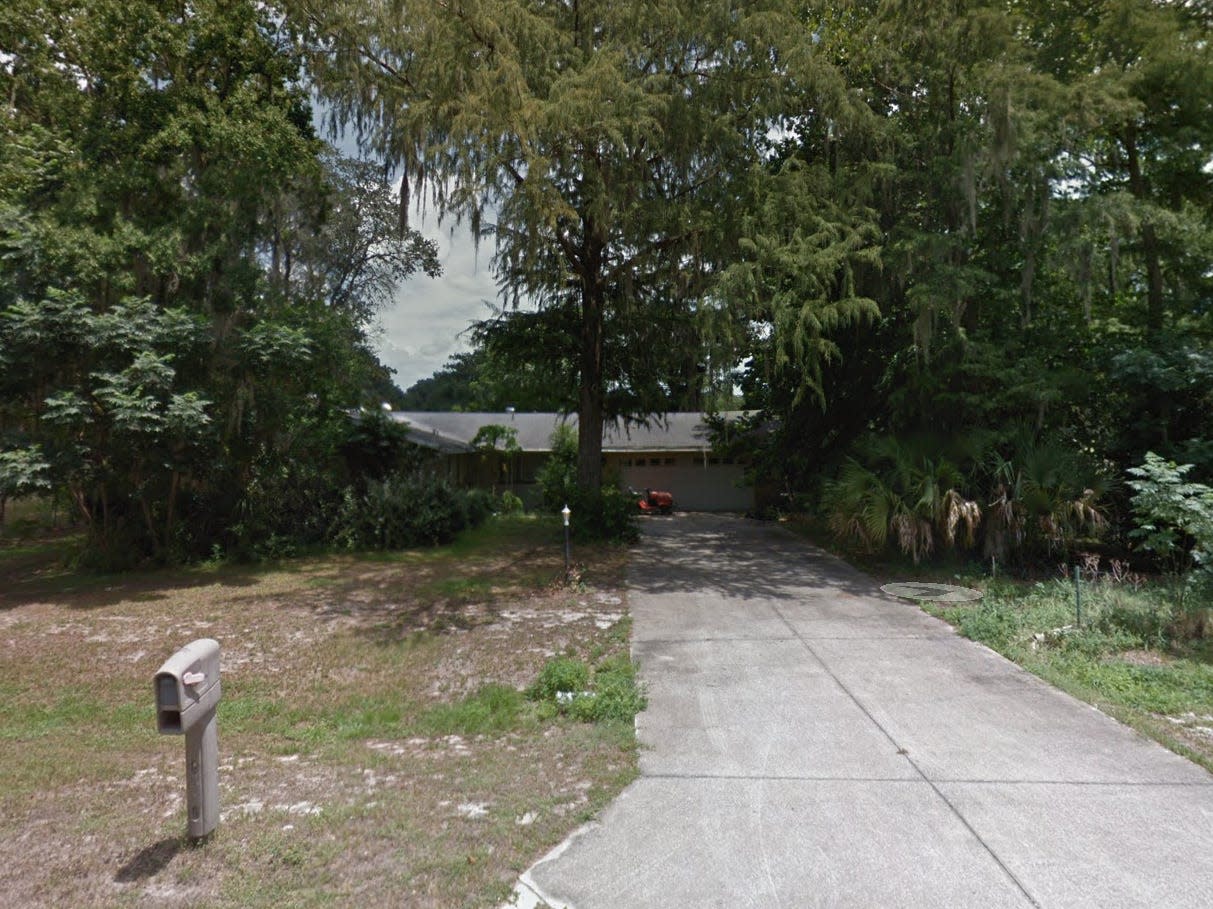 The property on Spring Lake Road in Ocala, Florida.