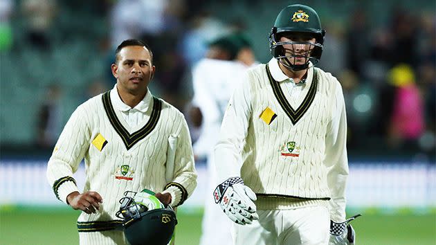 Khawaja and Renshaw were forced to open. Image: Getty