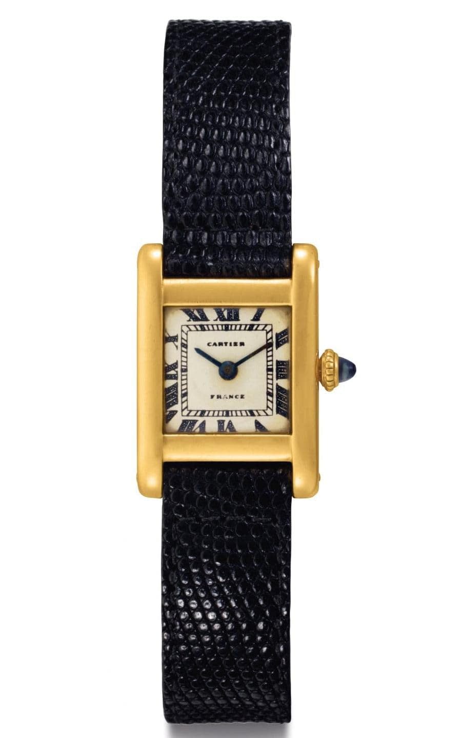 Jacqueline Kennedy's Cartier Tank watch, dated 1962, sold for $379,500 at Christie's  - Christie's