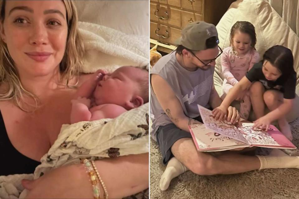<p>Hilary Duff/Instagram</p> Hilary Duff Celebrates First Mother