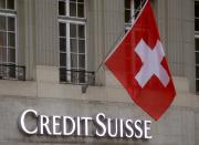 FILE PHOTO: Logo of Swiss bank Credit Suisse is seen in Bern