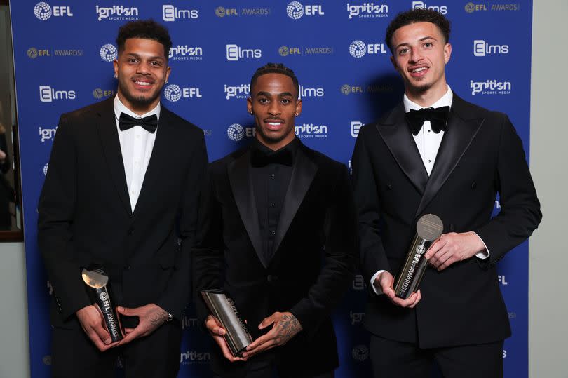 Georginio Rutter, Crysencio Summerville and Ethan Ampadu were named in the 2024 Championship Team of the Season -Credit:Andrew Fosker/Shutterstock