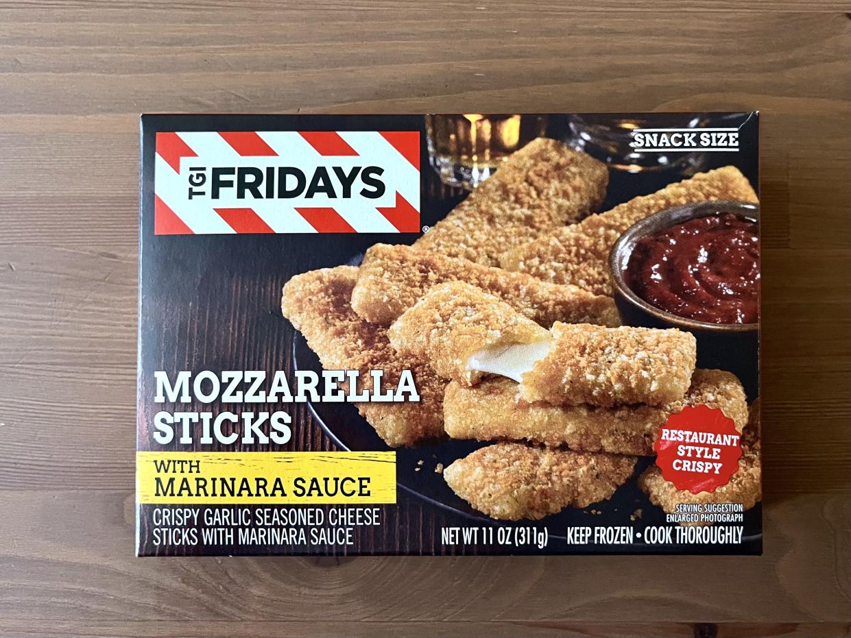 TGI Fridays frozen mozzarella sticks