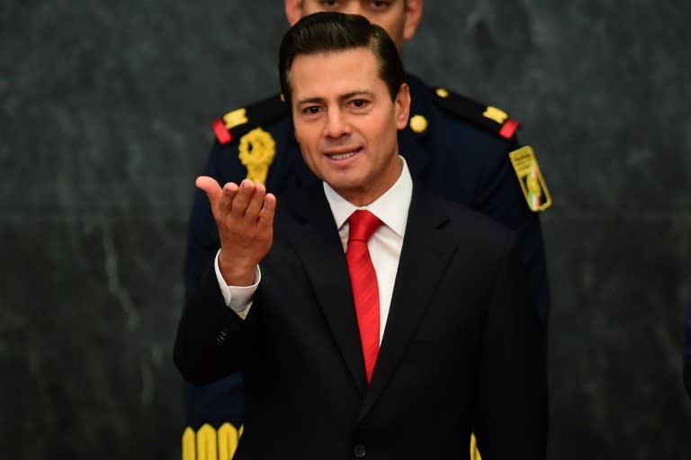 Mexican President Enrique Pena Nieto vowed to be firm in his defense of Mexico's "dignity and independence" from the US government