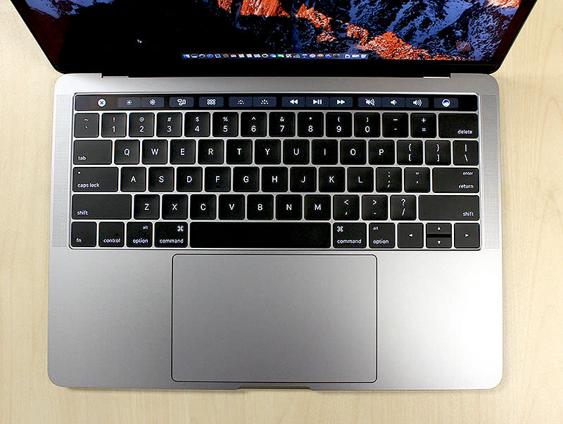 Look at that humongous trackpad.