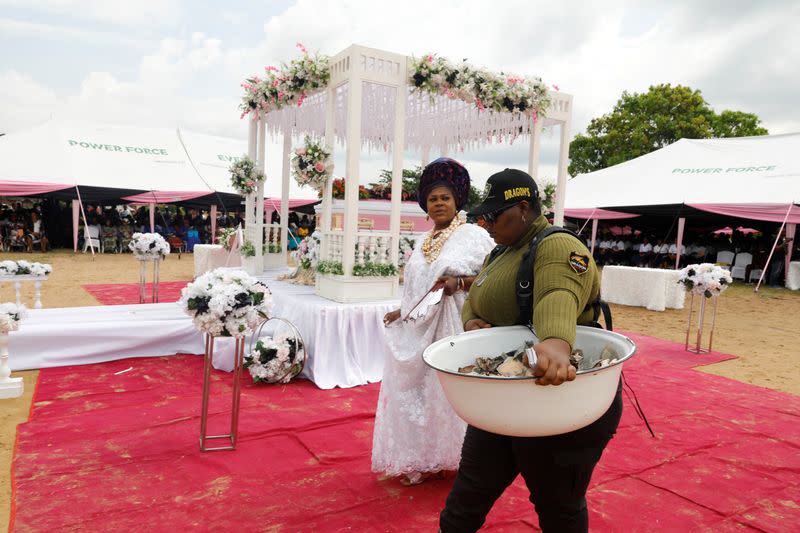 The Wider Image: Nigeria's female bouncers show their strength fighting stereotypes