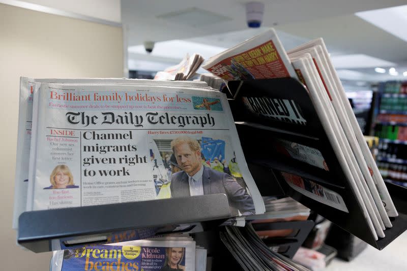 FILE PHOTO: Telegraph Media Group sale