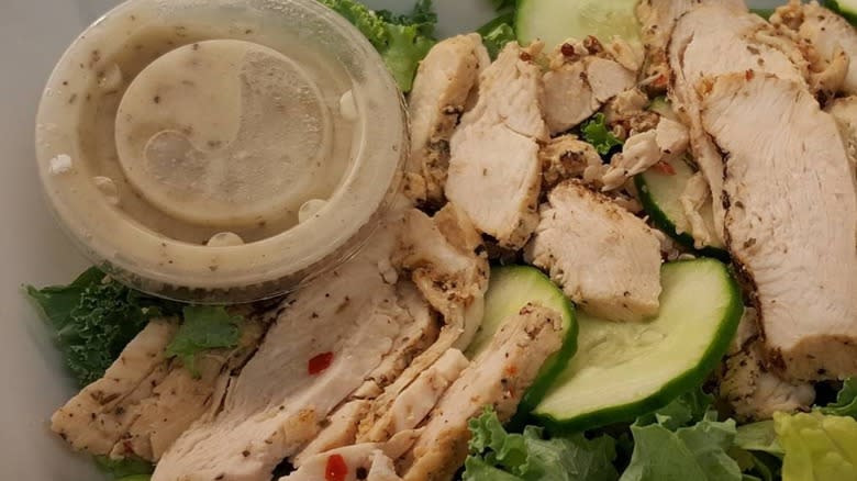 Panera chicken and veggie salad