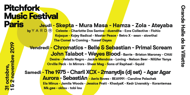 Pitchfork Music Festival Paris 2019 Reveals Full Lineup