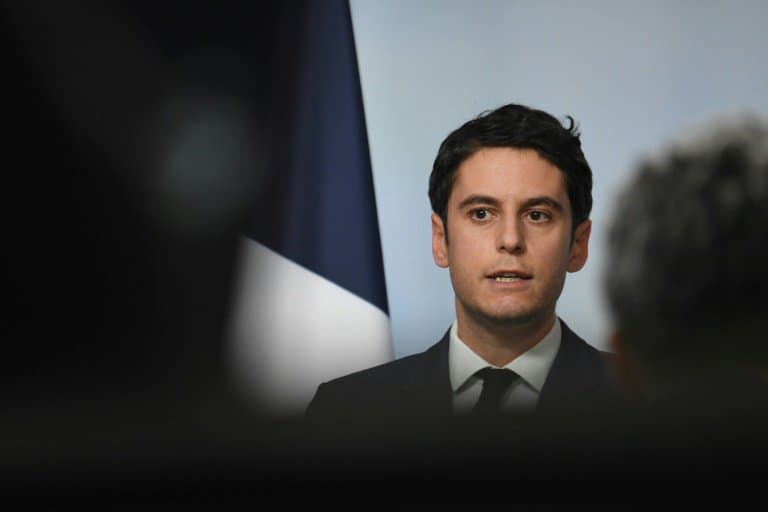 Gabriel Attal le 24 février 2021 à Paris - Alain JOCARD © 2019 AFP