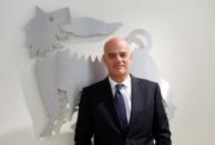 FILE PHOTO: CEO of ENI Claudio Descalzi poses at the Eni Congress Center in Rome