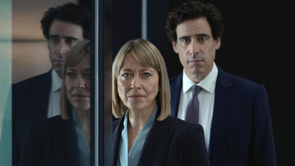 Nicola Walker and Stephen Mangan in The Split.