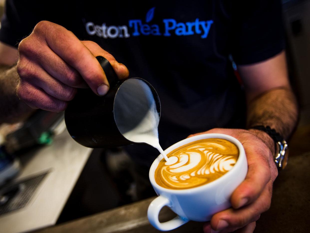 Company says the move could wipe £1m off sales of takeaway hot drinks, but is determined to cut waste: Boston Tea Party