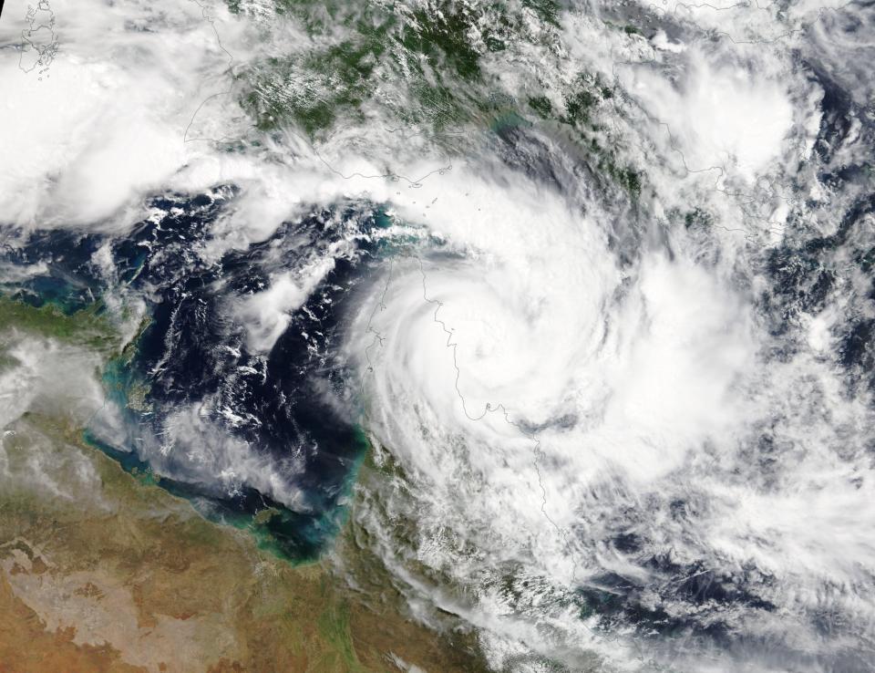 Cyclone Trevor barrels into Australia’s coast with 200kmh winds while second tropical storm begins to form