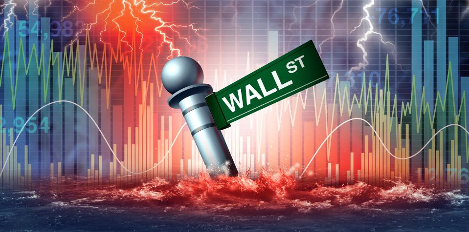 Wall Street Crisis - stock photo