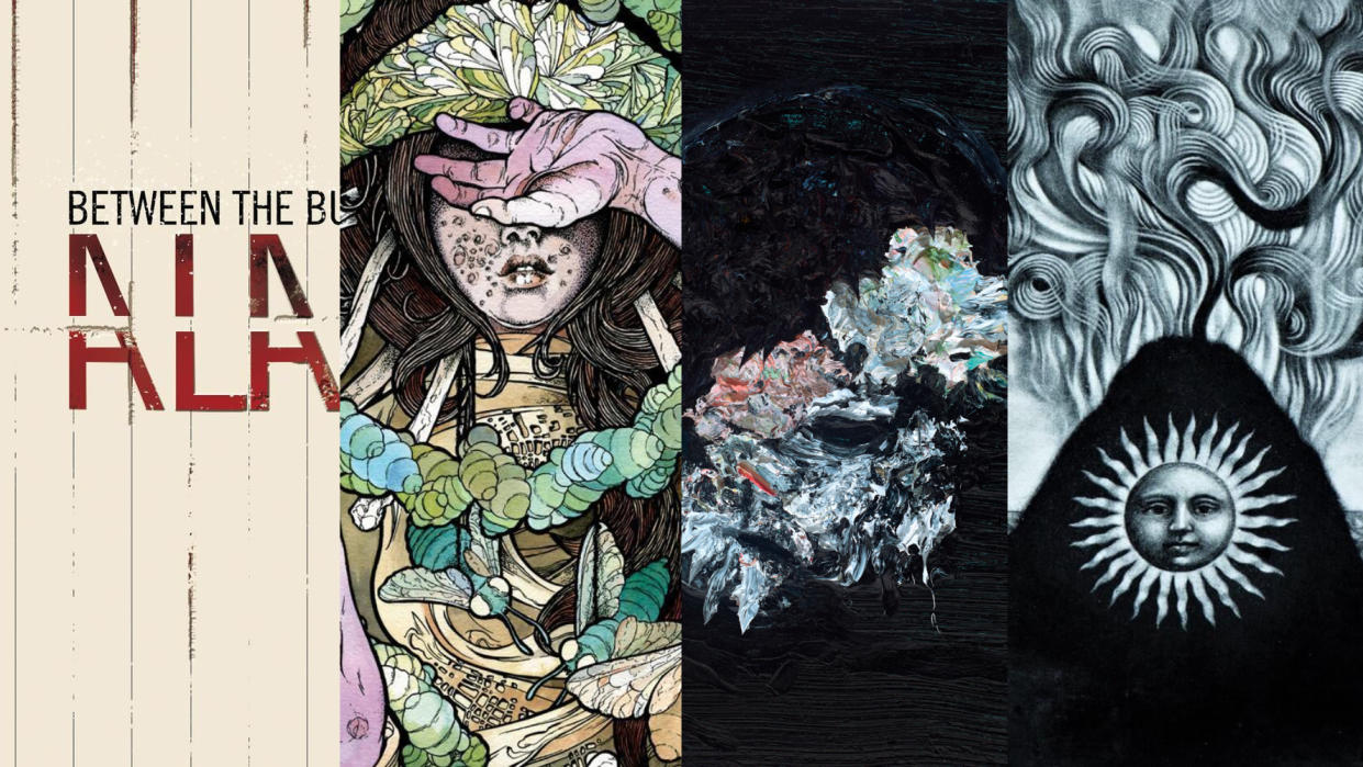  album covers from BTBAM, Darkest Hour, Deafheaven and Gojira 