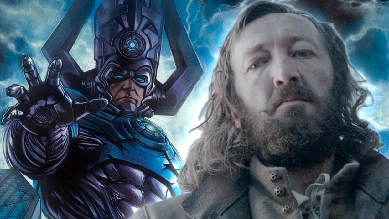  Galactus in Marvel Comics and Ralph Ineson in The Witch. 