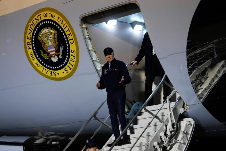 El presidente estadounidense Joe Biden el 17 de julio de 2024 en Delaware, en el este de Estados Unidos (Kent Nishimura)