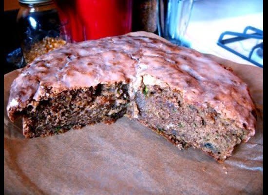 Gina DePalma's Zucchini Olive Oil Cake    "When I think fall, I think cinnamon, I think nutmeg, I think ginger. This recipe is a great transition recipe, using an overly abundant summer ingredient (zucchini) in something that fills your apartment with the best smells of autumn. Make sure to use real nutmeg that you grate yourself; the pre-ground stuff has all the charm of sawdust." (Full Recipe <a href="http://www.amateurgourmet.com/2009/10/gina_depalmas_z.html" target="_hplink">Here</a>)
