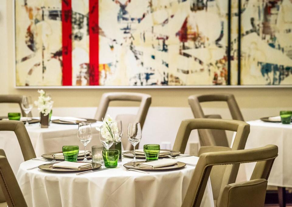 Cafe Boulud's three-course Valentine's menu is $214 a person.