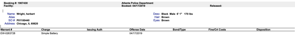 g herbo police report battey