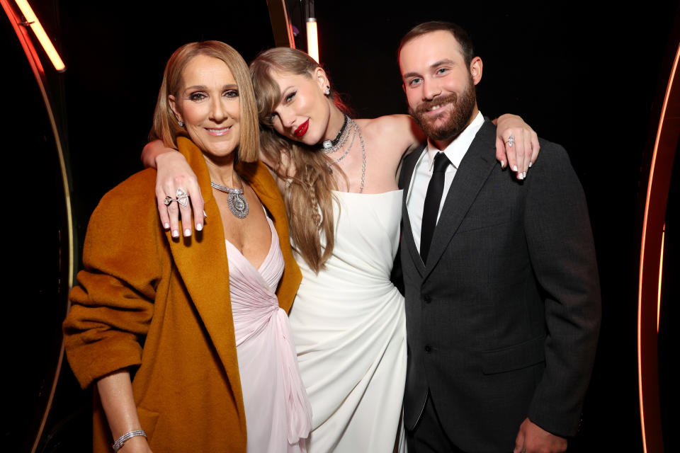 Céline Dion, Taylor Swift, and Céline's son, René-Charles