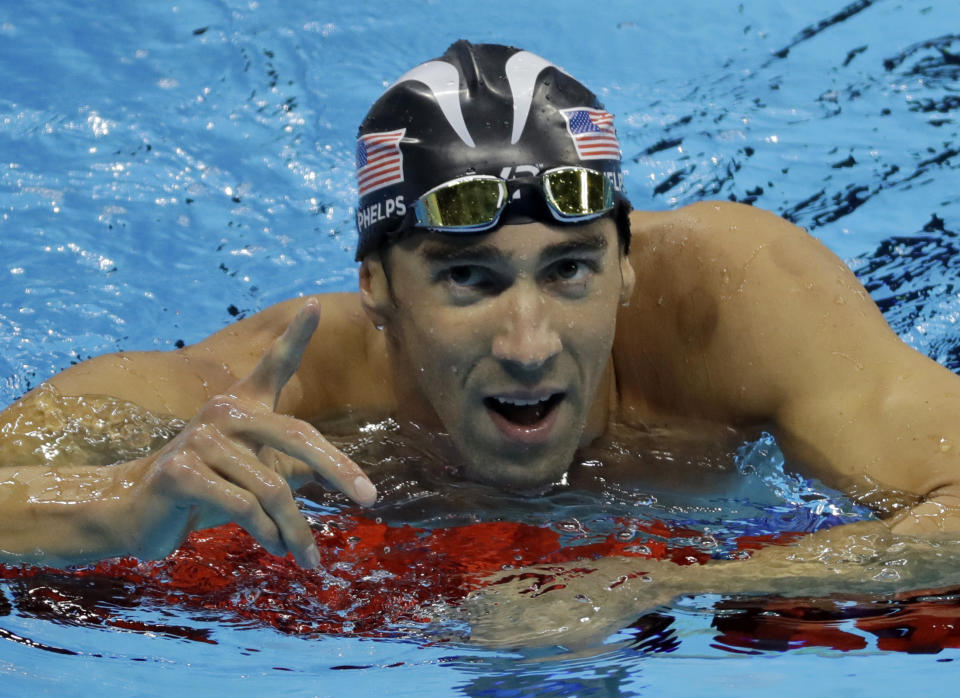 Michael Phelps. (AP Photo/Rebecca Blackwell)