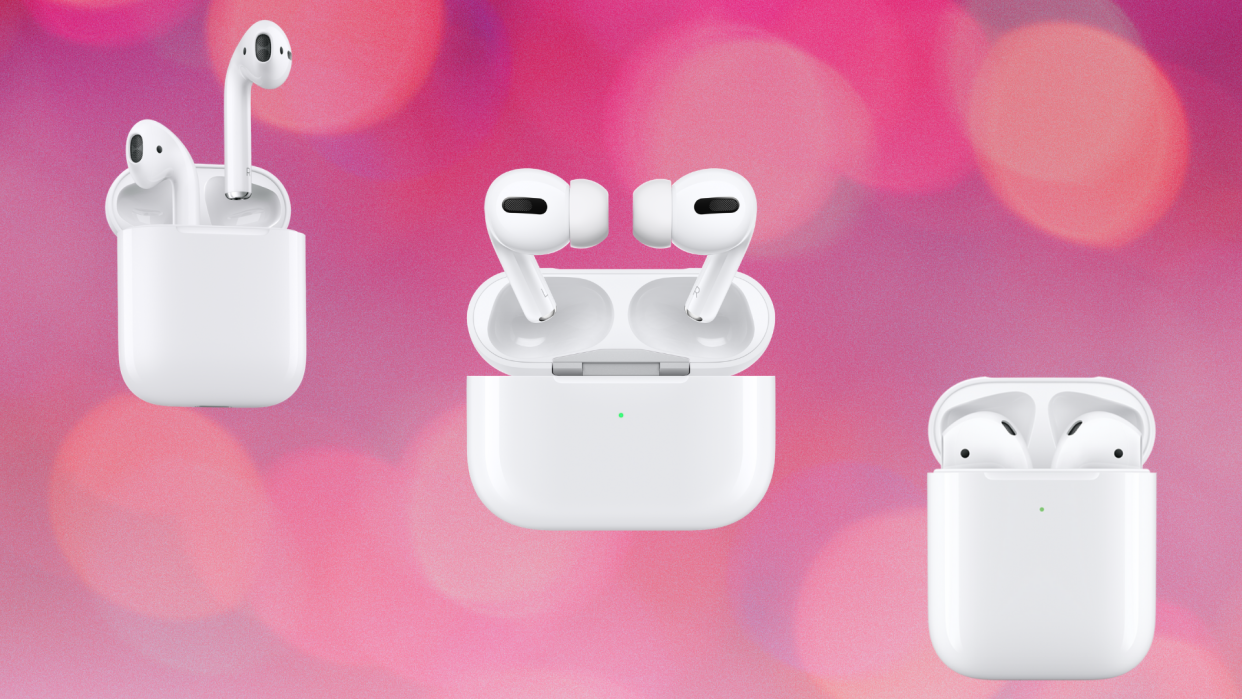 Nearly all of the AirPods models are on sale for Prime Day — at epically low prices.  (Photo: Amazon)