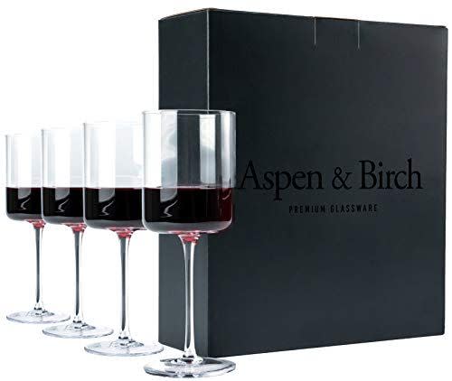 3) Modern Wine Glasses