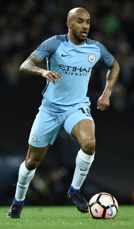 Manchester City's manager Pep Guardiola says he'd like to use more players, "like Fabian Delph (pictured) and others"