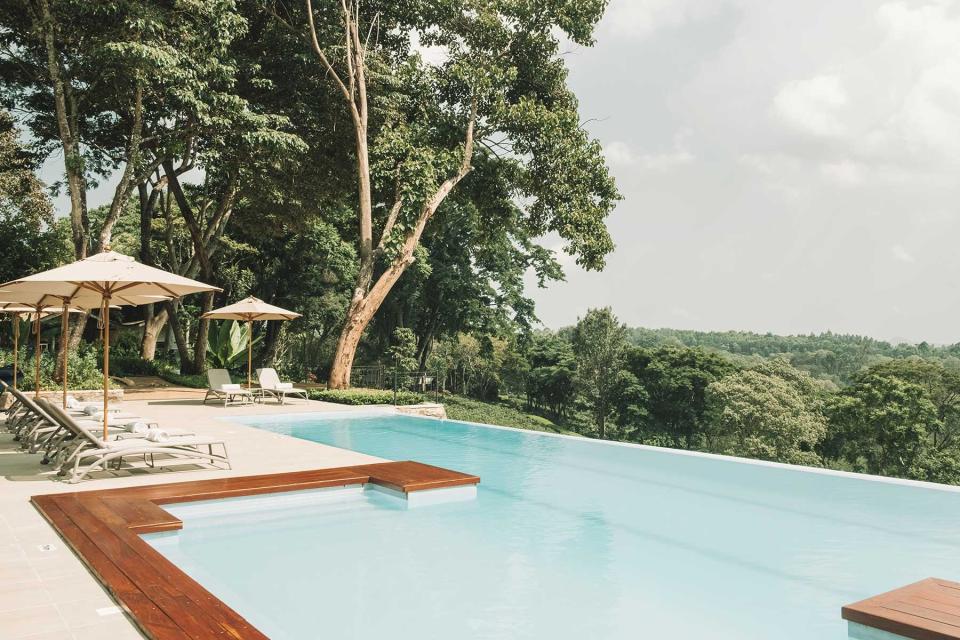 Swimming pool at Gibb's Farm