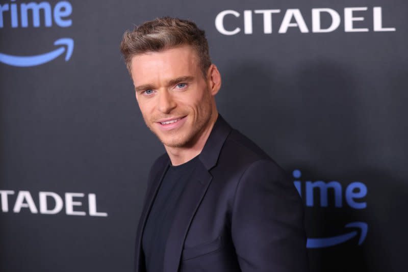 Richard Madden attends the premiere of "Citadel" at The Culver Theater on April 25, 2023. The actor turns 38 on June 18. File Photo by Greg Grudt/UPI