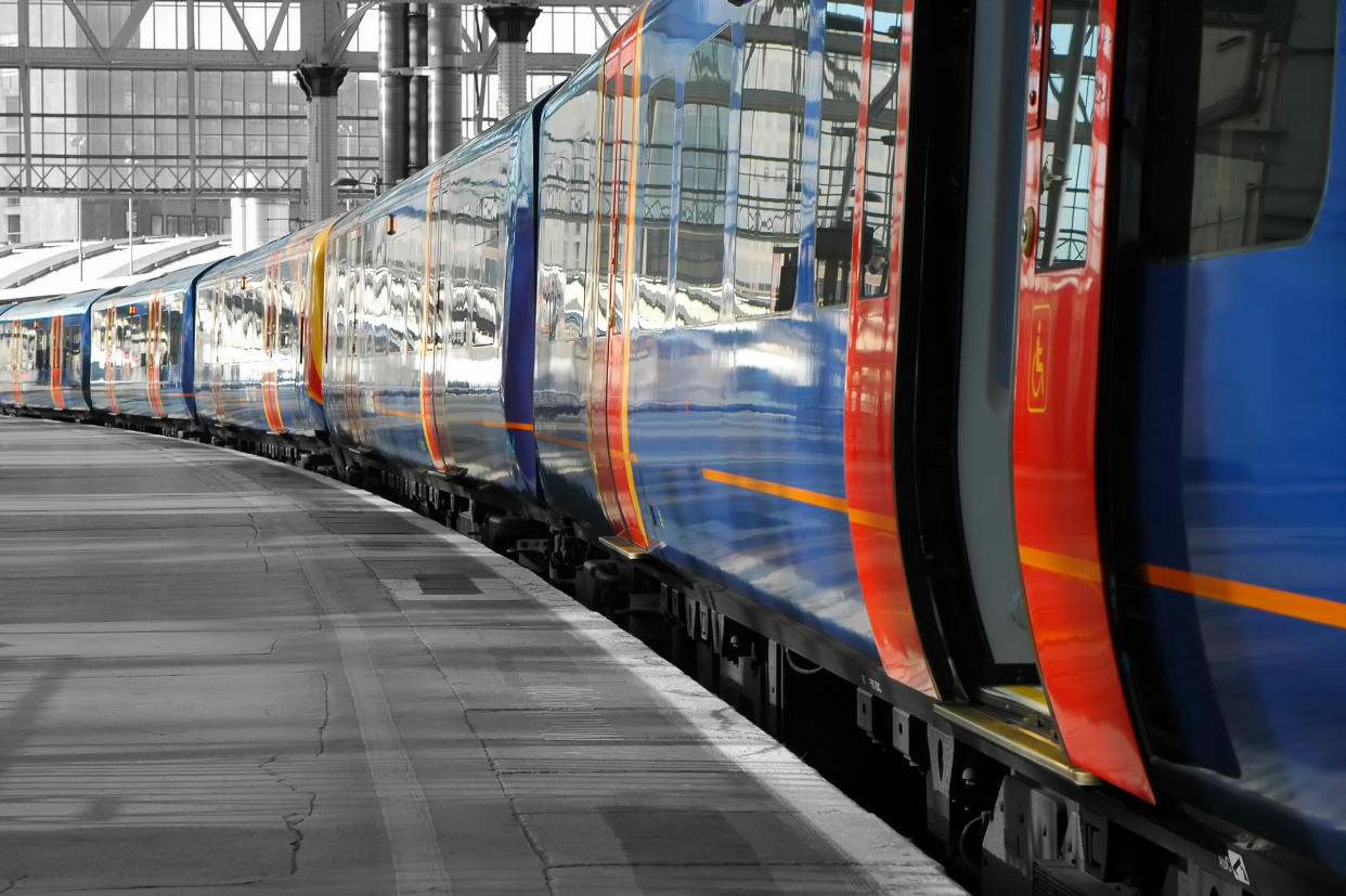 Six train stations in the UK had no passengers throughout the past year. (Getty/stock photo)