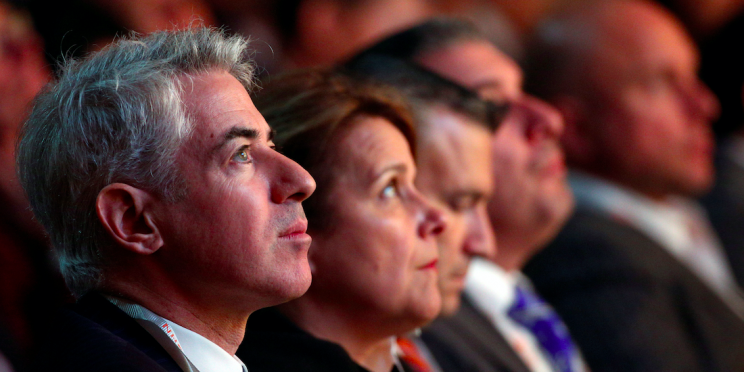 William Ackman, founder and CEO of hedge fund Pershing Square Capital Management, attends the Sohn Investment Conference in New York City, U.S. May 4, 2016. REUTERS/Brendan McDermid