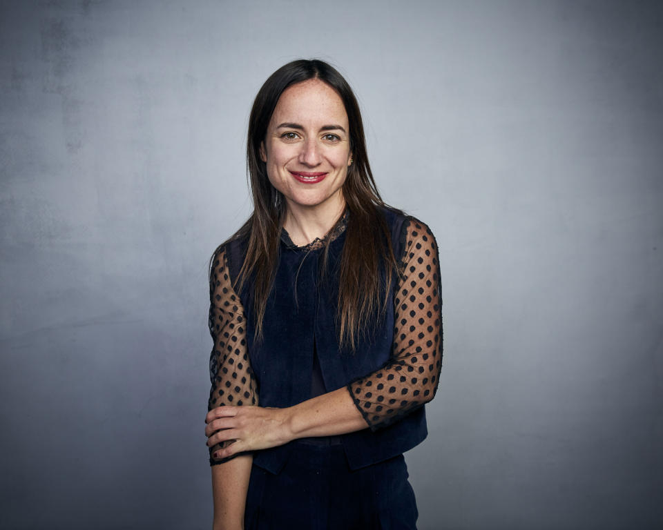 FILE - Writer/director Maite Alberdi poses for a portrait to promote the film "The Mole Agent" during the Sundance Film Festival on Jan. 25, 2020, in Park City, Utah. (Photo by Taylor Jewell/Invision/AP, File)