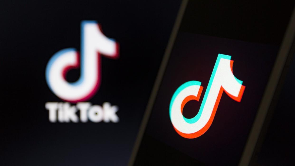 Das Logo der chinesischen Video-App Tiktok.