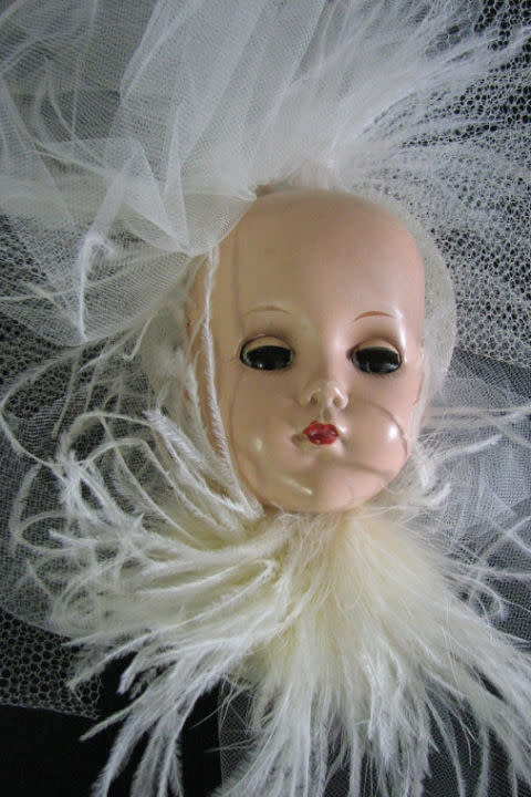 A Vintage Doll Face Veil