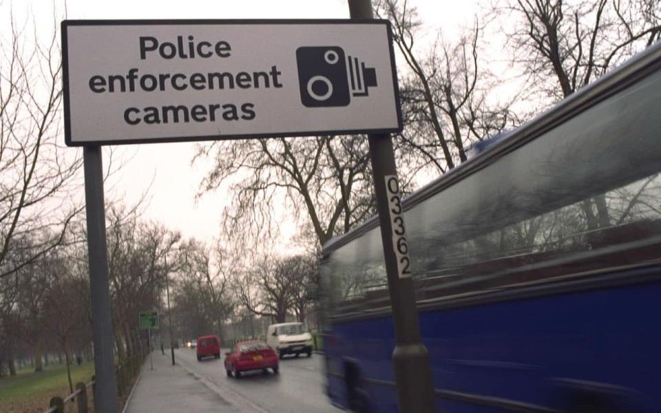 speed camera warning sign - Credit: Eleanor Bentall