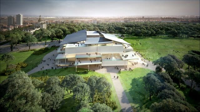 SANAA's winning design for Liget Budapest