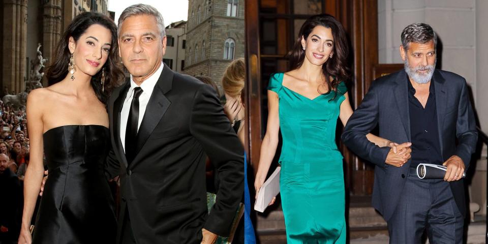 Amal and George Clooney