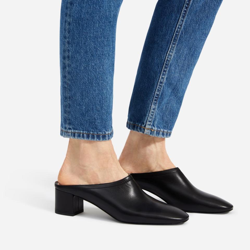 Everlane's Day Heel Mules come in three colours