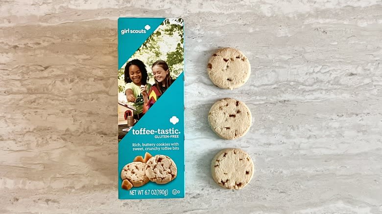 Girl Scout Toffee-tastic cookies