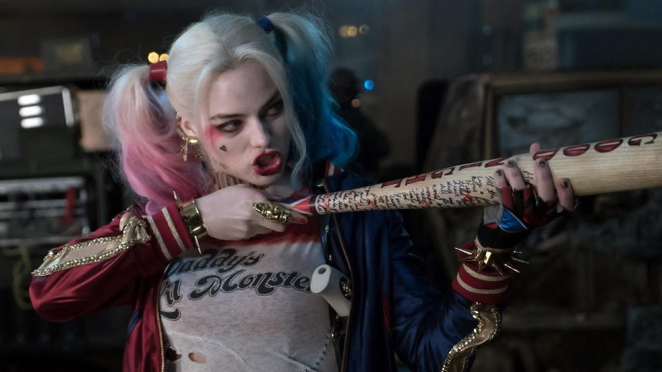 Margot Robbie as Harley Quinn in 'Suicide Squad'. (Credit: DC/Warner Bros)