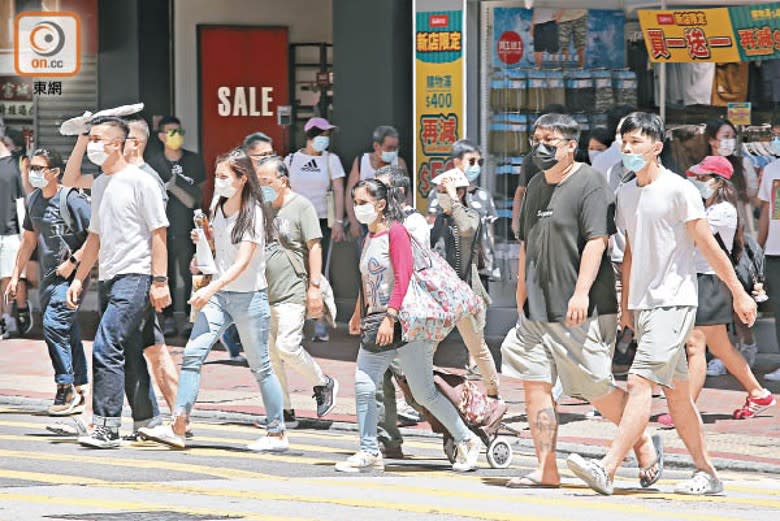 本港昨增一宗本地源頭不明個案。（袁志豪攝）