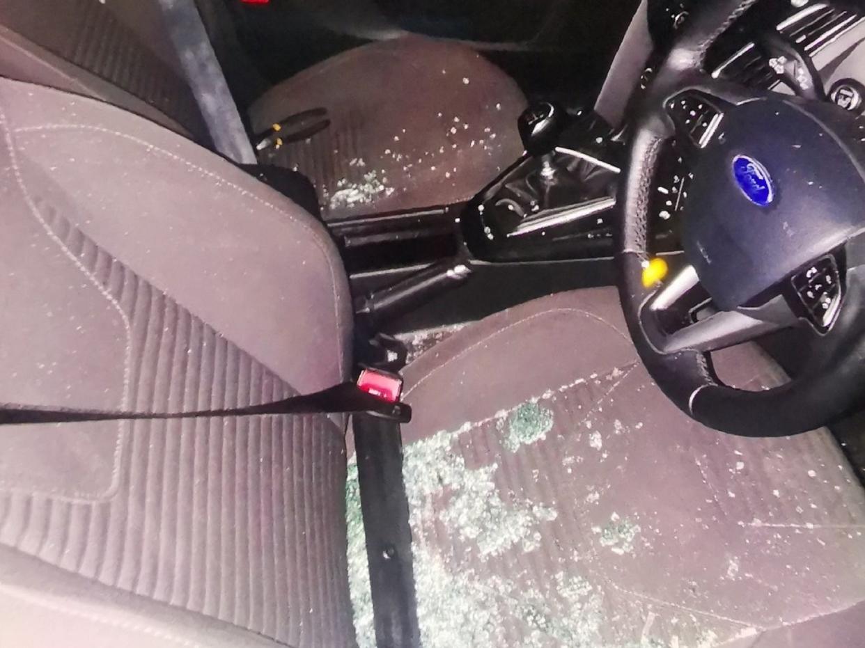 A car thief had to be rescued by police after accidentally locking himself inside a stolen vehicle in Newtown, Birmingham, 26 January, 2020: West Midlands Police