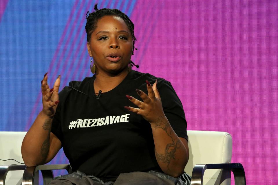 Patrisse Cullors has been fighting over-incarceration since 2012. (Willy Sanjuan/Invision/AP)